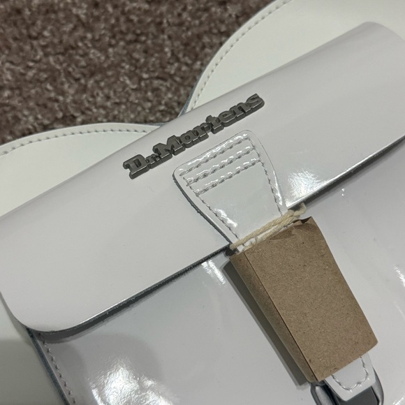 NWT Ultra RARE Dr. Martens White Heart Bag Patent Leather Discontinued Gothic - Picture 6 of 11